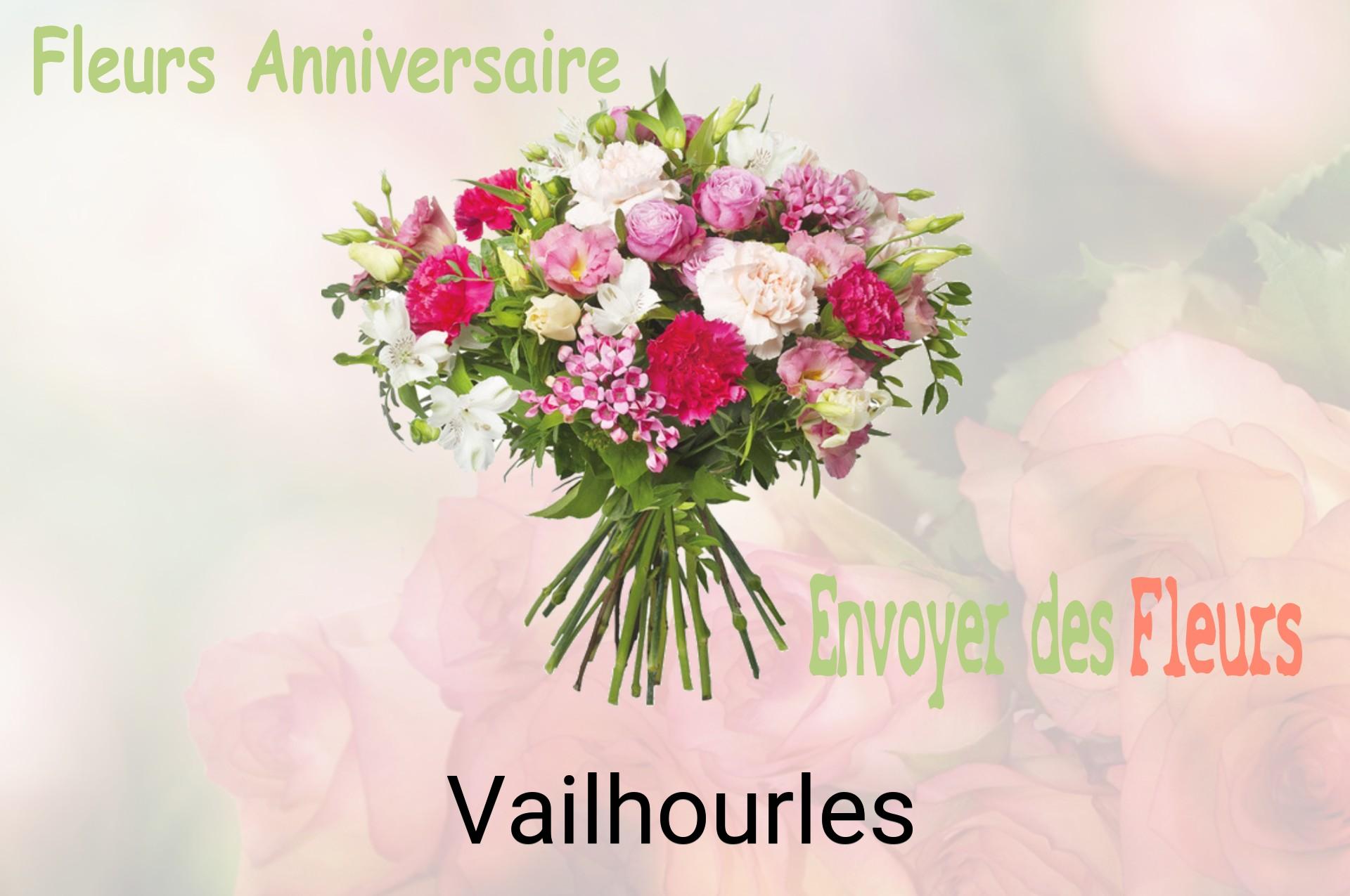 Bouquet de fleurs d’anniversaire livré à Vailhourles